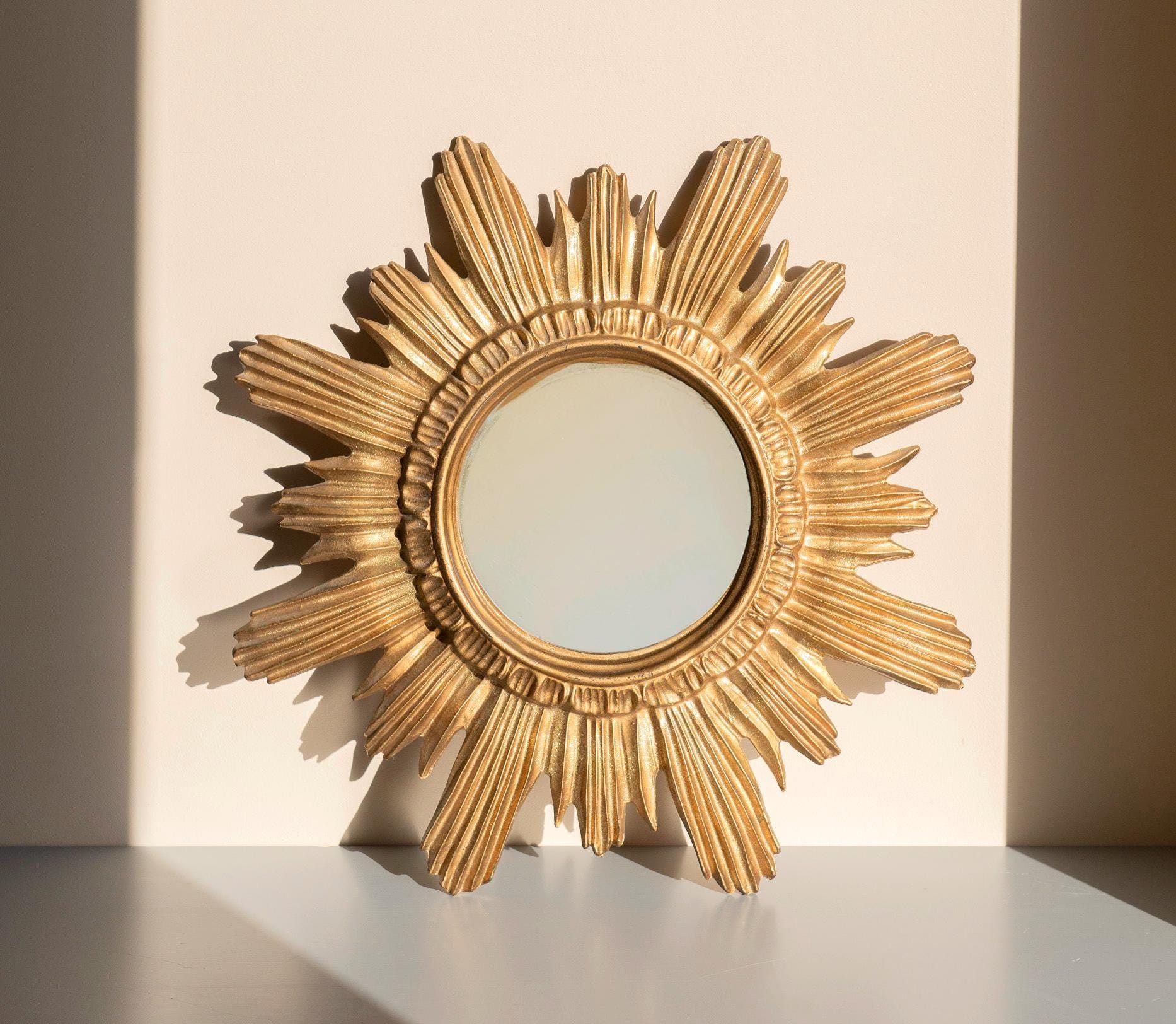 Antique sunburst mirror - Etsy 日本