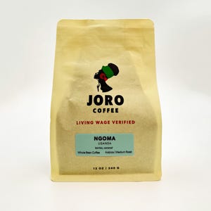 Ngoma Single Origin  Premium Medium Roast Whole Bean Coffee, Arabica, 12 oz