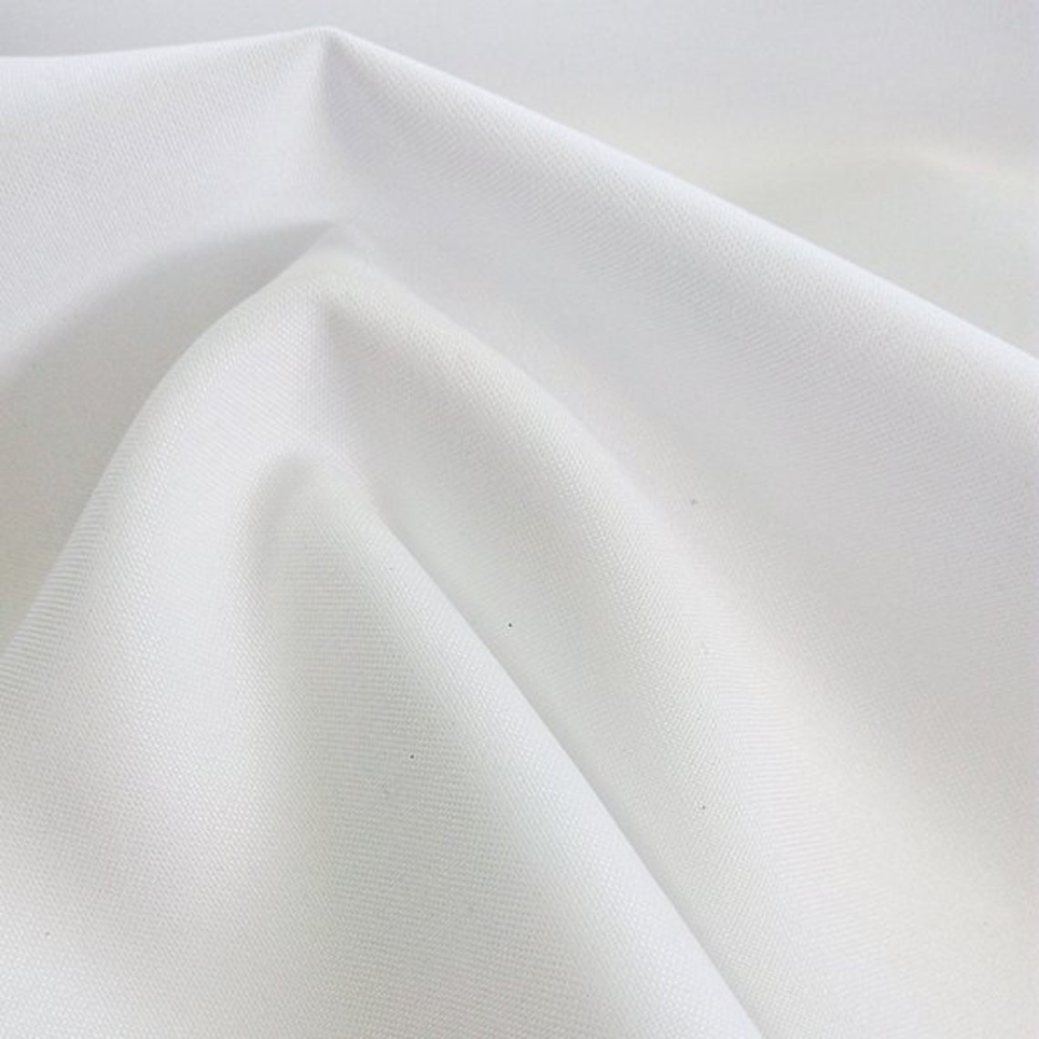 White Cotton DUCK CANVAS Fabric by the Yards,, 57 Width, Weight 10 Oz