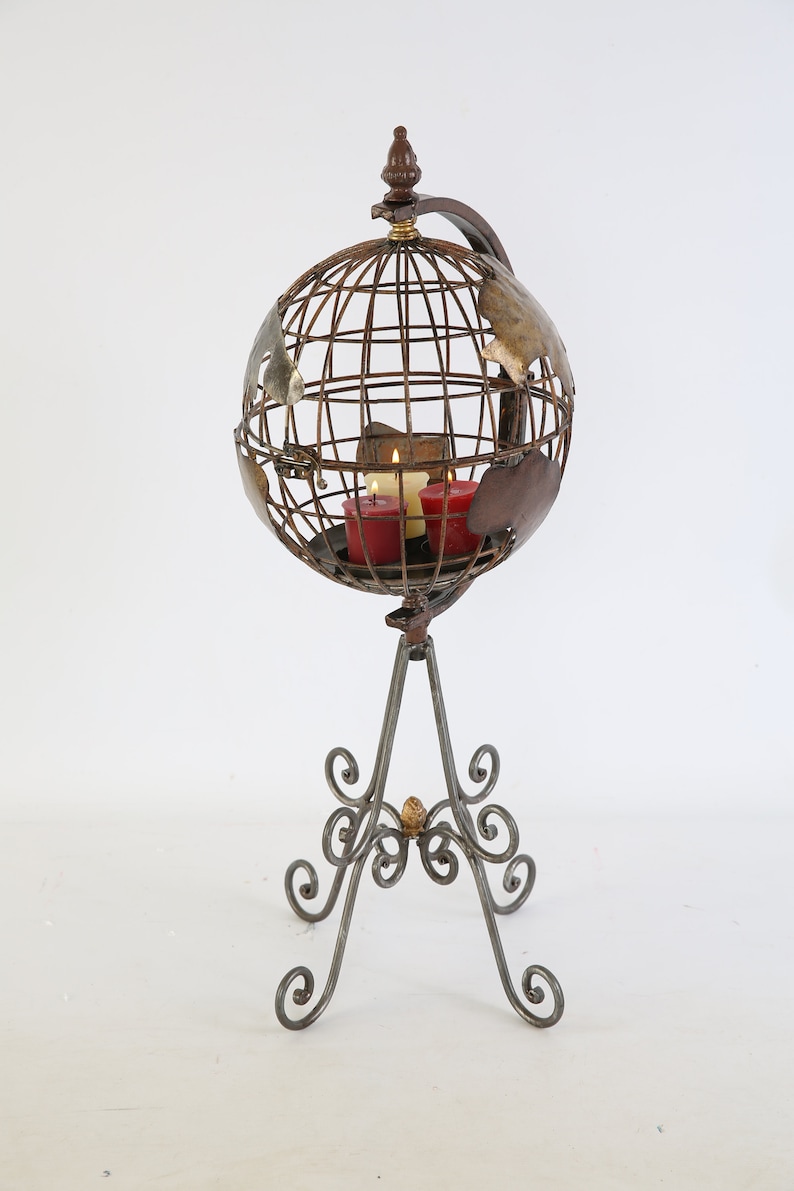 Mini Metal Globe Centerpiece