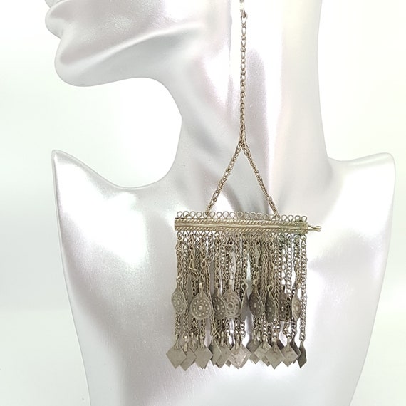Head dress hair ornament earring pendant Afghanist