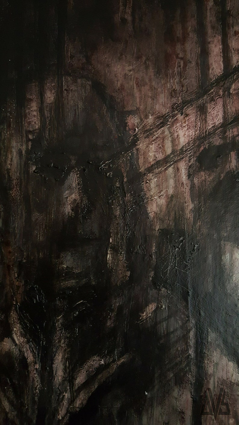 Dark Art Disturbing Art Contemporary Original Artwork Etsy