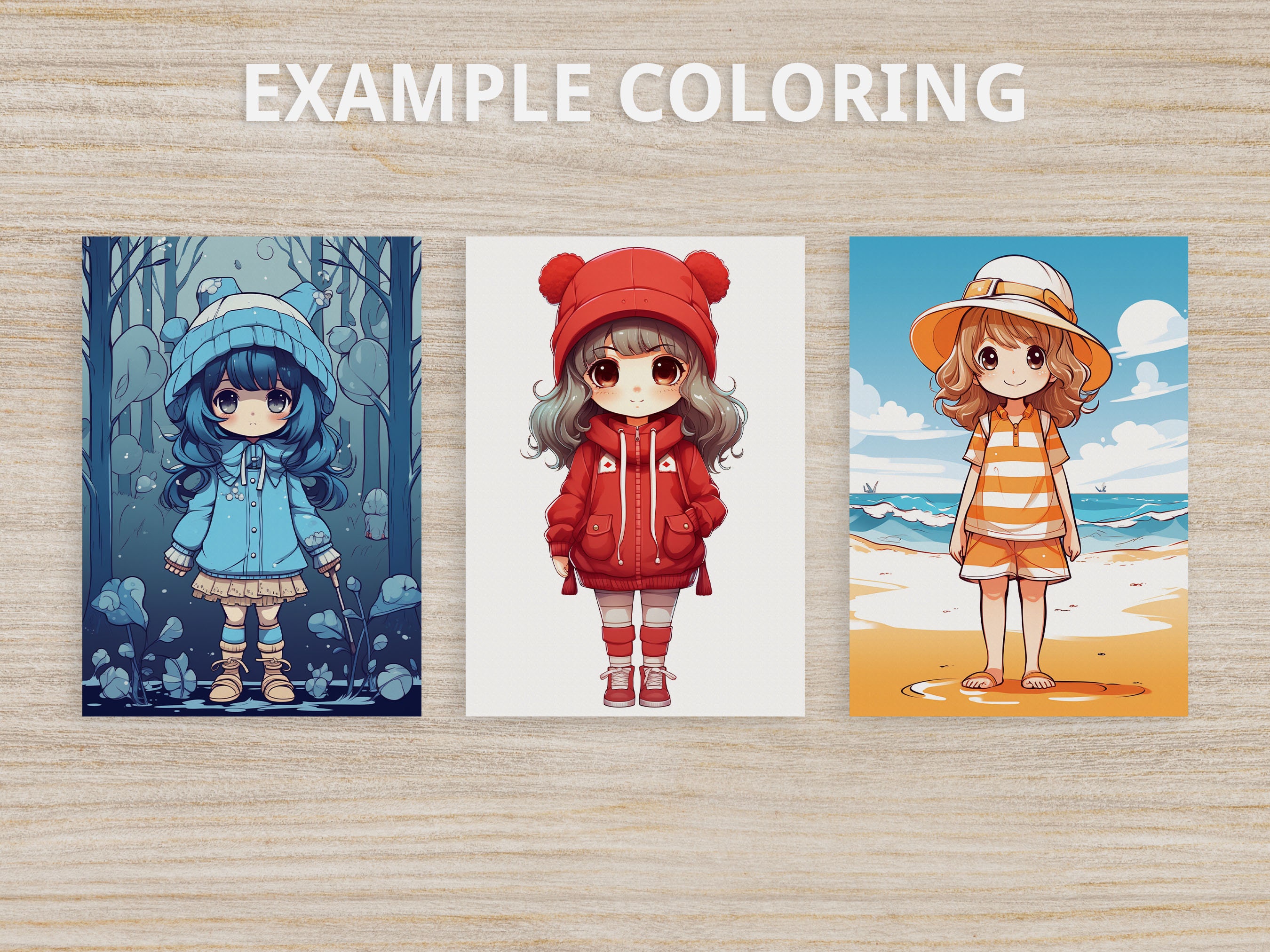 40+ Kawaii Girls Coloring Pages, Chibi Girls Coloring, Kawaii Coloring ...