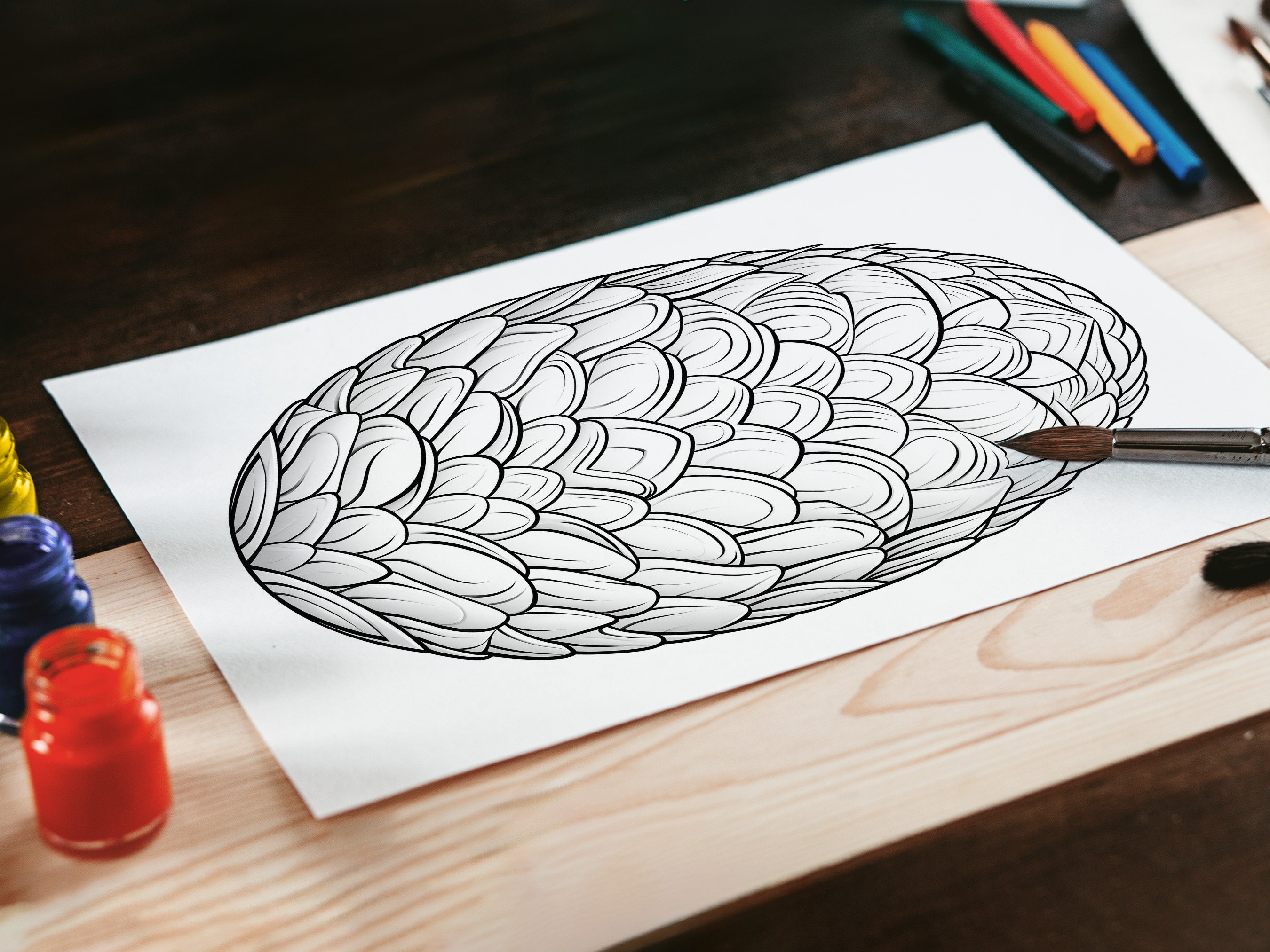 47 Dragon Coloring Book Dragon Coloring Pages Fantasy - Etsy