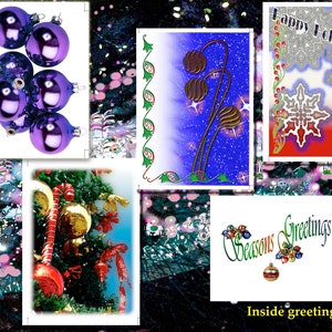 4 Christmas Cards - Download