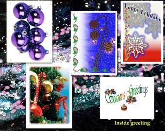 Weihnachtskarten 4er Set - Download & Druck