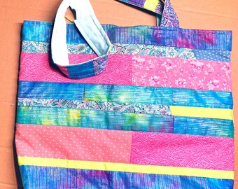 BRIGHT RAINBOW TOTE #8160