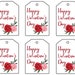 Fun and Pretty Printable Valentine’s Day Gift Tags - Etsy Singapore
