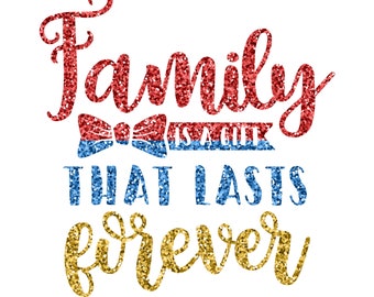 La familia es un arte de pared de regalo