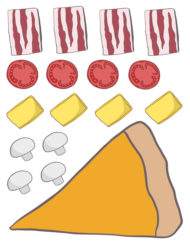 Printable Pizza Card Game for Kids | Printable Games for Kids ...