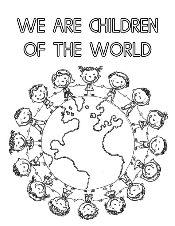 Children Of The World Activity Pack Racial Harmony Activity Etsy