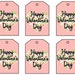 Fun and Pretty Printable Valentine’s Day Gift Tags - Etsy Singapore