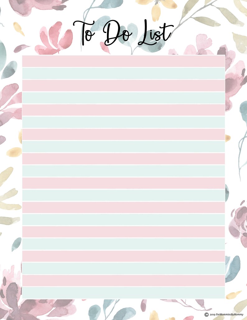 Printable Calendar 2020 With Daily Planners Beautiful In Etsy