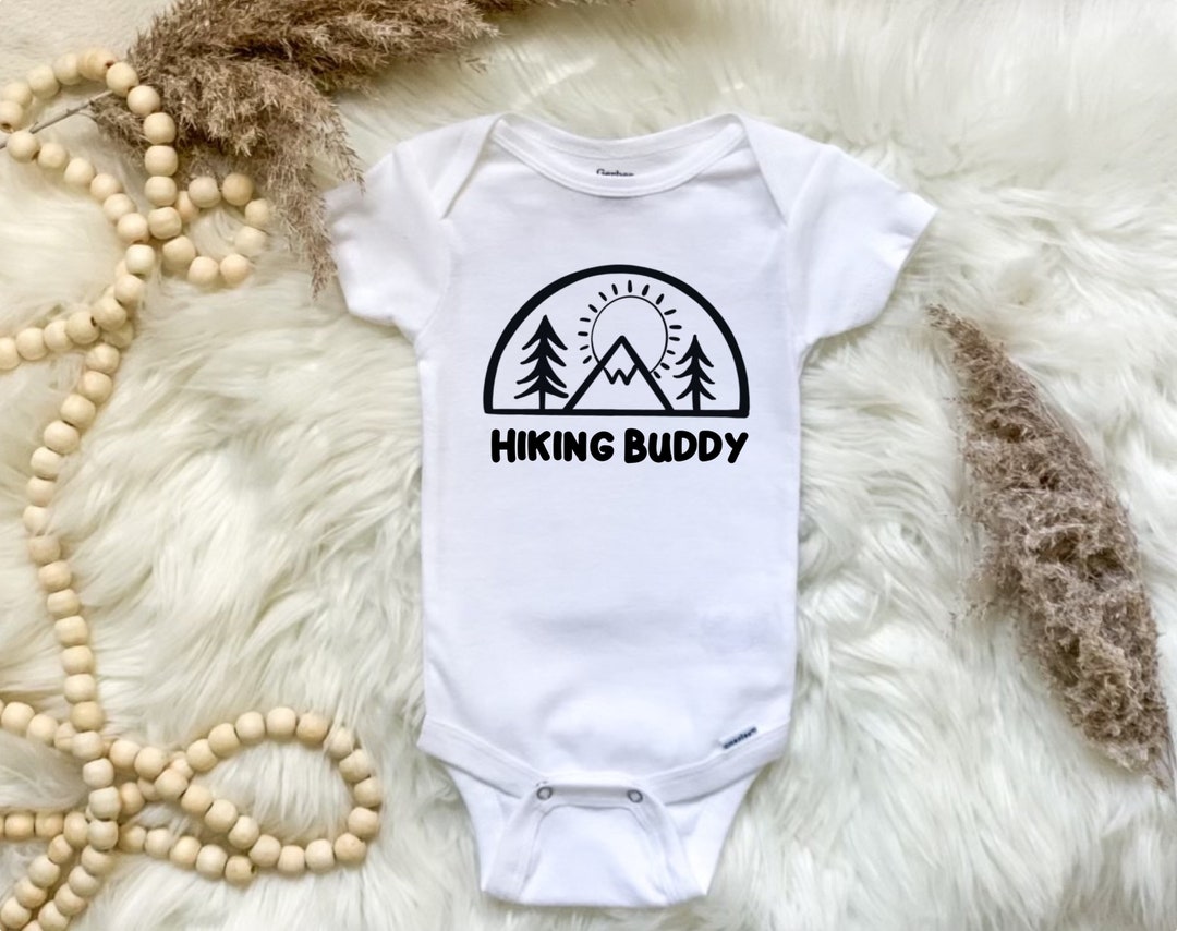 Hiking Buddy Onesie Nature Onesie Baby Newborn Onesies Etsy UK