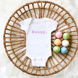Bunny Easter Baby ONESIES® Brand | First Easter Outfit | Newborn Clothing | Shower Gift | Baby Easter ONESIES® Brand