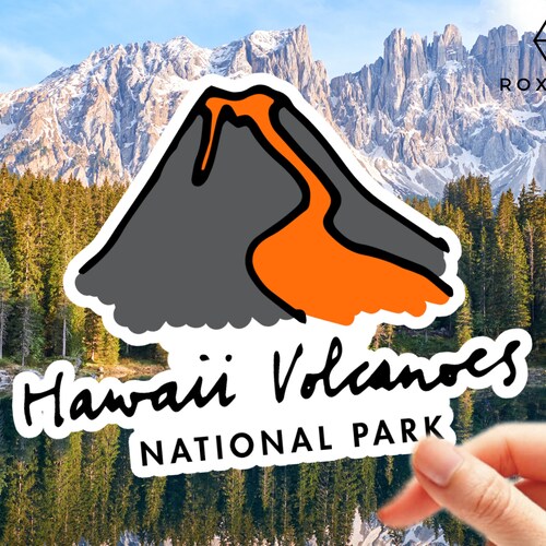Hawai'i Volcanoes National Park Vinyl Sticker - UK