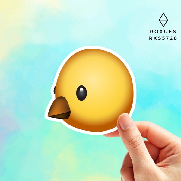 Baby Chick Emoji Sticker, Emoji Faces, Cool Stickers, Whatsapp Emojis, Stickers for Laptop, MacBook Pro Stickers, Waterbottle Stickers