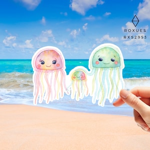 Ocean sticker Water bottle sticker Laptop sticker Beach sticker Ocean theme Sea Beach Whale Ocean decal Vinyl sticker Ocean lover