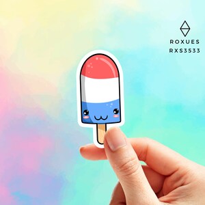 Ice Cream Popsicle Sticker Summer Kawaii Popsicle Sticker Lollipop Cute  Popsicle Water Bottle Sticker MacBook Vinyl Decal