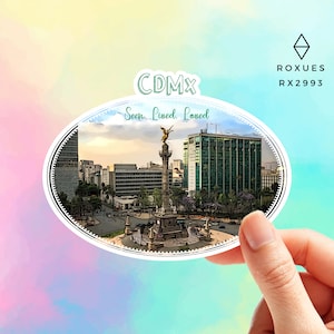 Mexico City Stickers, Cdmx Stickers, Mexico, Travel Stickers, Stickers for Laptop, MacBook Pro Stickers, Waterbottle Stickers, Roxues