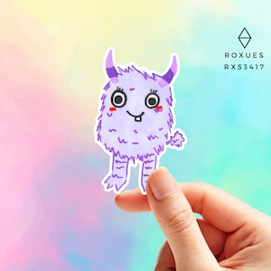 Doodle Monster Monsters Scary sticker Monster sticker Water Bottle Sticker Laptop Stickers Macbook Stickers Stickers Decals Vinyl Stickers