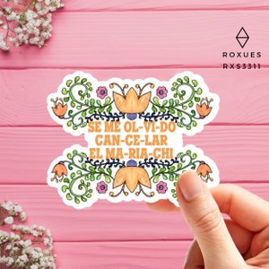 House of Flowers, Casa de las Flores, Paulina De La Mora Quotes Sticker Vinyl Decal Water Bottle Decal