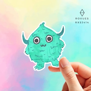 Doodle Monster Monsters Scary sticker Monster sticker Water Bottle Sticker Laptop Stickers Macbook Stickers Stickers Decals Vinyl Stickers