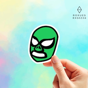 Luchador Mask Sticker, Mexican Sticker, Mexico Sticker, Mexican Phrases, Funny Sticker, Water Bottle Sticker, Macbook Decal Laptop Sticker