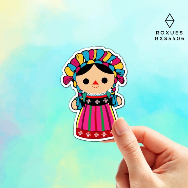 Mexican Rag Doll Maria Doll Virgencita Plis Mexican Sticker Frida Kahlo Doll Theme Sticker Mexican Frida Sticker Mexico Sticker Virgin Mary