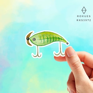 Fish Sticker, Fish Decal, Fishing Sticker, Fishing, Vinyl Decal, MacBook Decal, Water Bottle Sticker