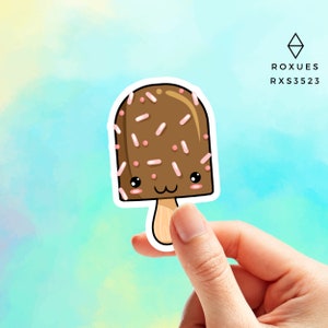 Ice Cream Popsicle Sticker Summer Kawaii Popsicle Sticker Lollipop Cute  Popsicle Water Bottle Sticker MacBook Vinyl Decal