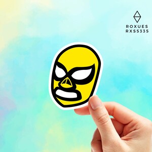 Luchador Mask Sticker, Mexican Sticker, Mexico Sticker, Mexican Phrases, Funny Sticker, Water Bottle Sticker, Macbook Decal Laptop Sticker