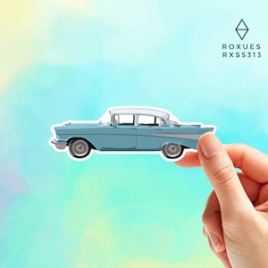 Classic Car Sticker, Muscle Car, Cars Clipart, Autoclipart, Vehicle Sticker, Stickers for Laptop Macbook Pro Stickers, Water Bottle Sticker