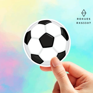 Soccer Vinyl Sticker, Sports sticker, laptop decal, macbook decal, Sports Soccer Sticker
