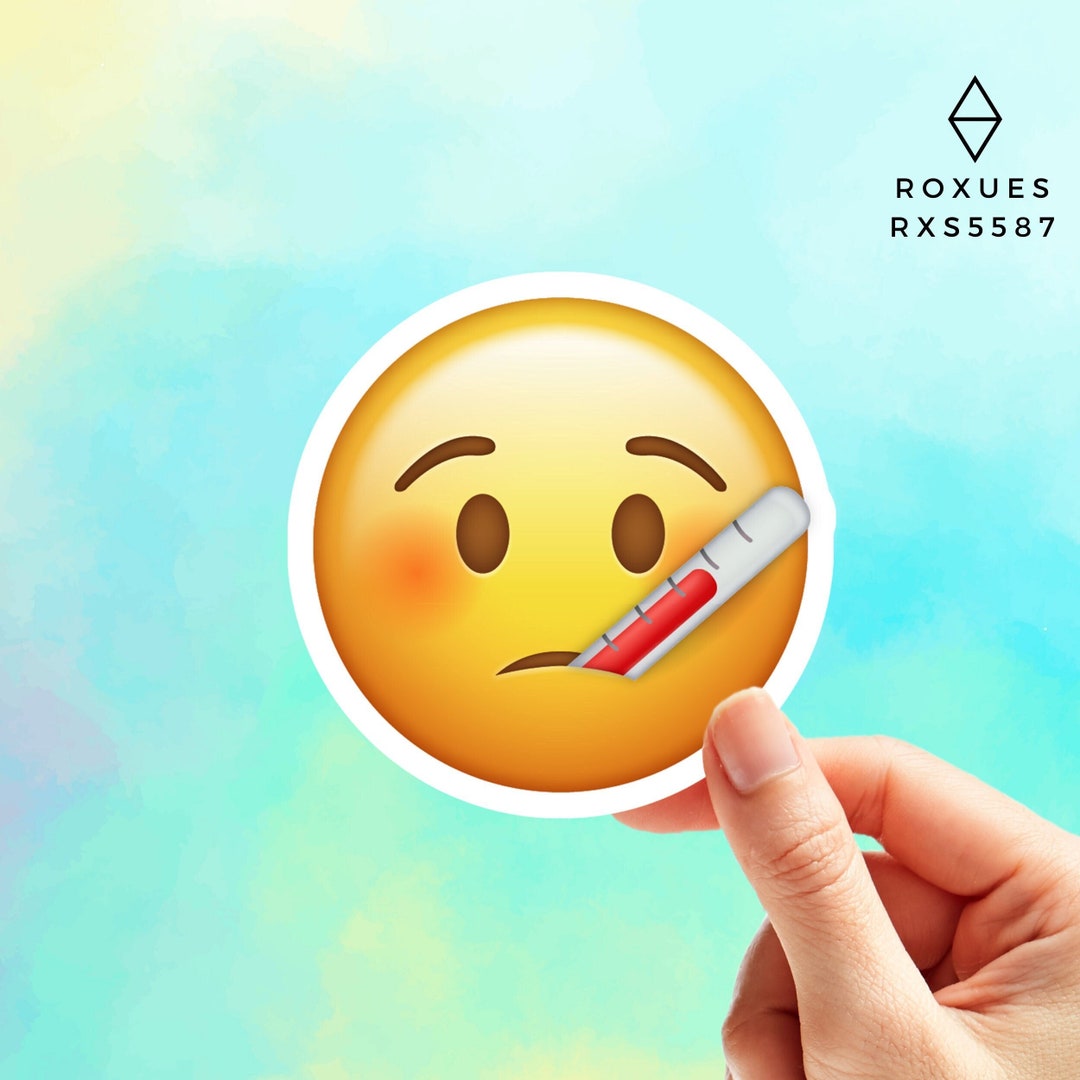 Sick Emoji Sticker Emoji Faces Cool Stickers Whatsapp - Etsy Ireland