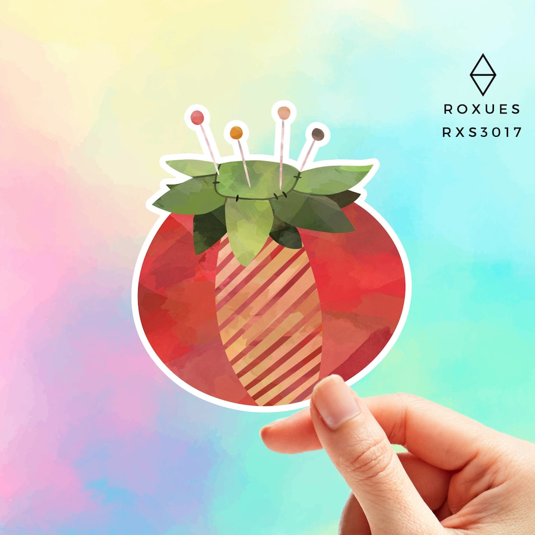 Sewing Machine Sticker Sewing Craft Vinyl Decal Sewing Machine Watercolor Laptop Water Bottle