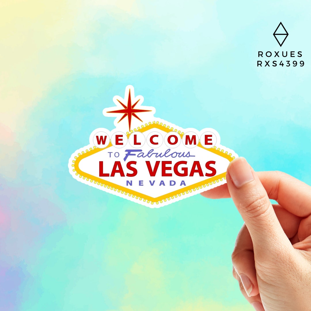 Las Vegas Stickers Nevada Stickers Travel Stickers Stickers Etsy