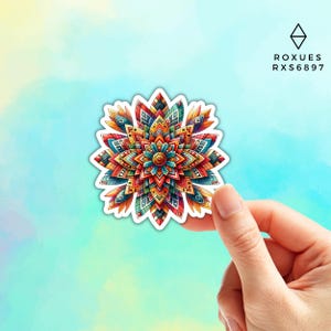 Mexican Flower Sticker Mexican Stickers Mexico Stickers  Mexican Fiesta stickers Mexico Clipart Mexican Clipart Stickers for Laptop