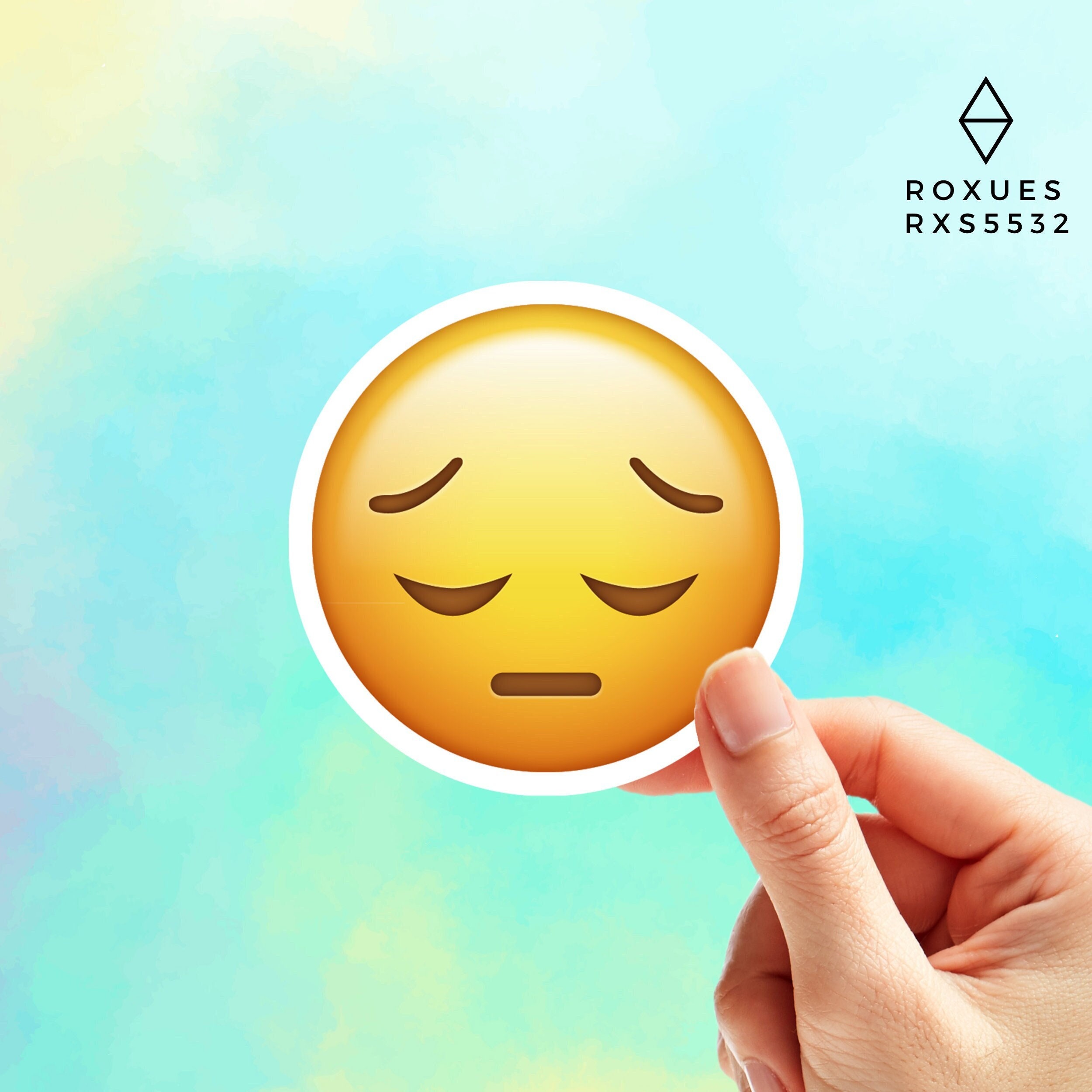 🥺 Cute Sad Emoji Poster – Realistic Emojis