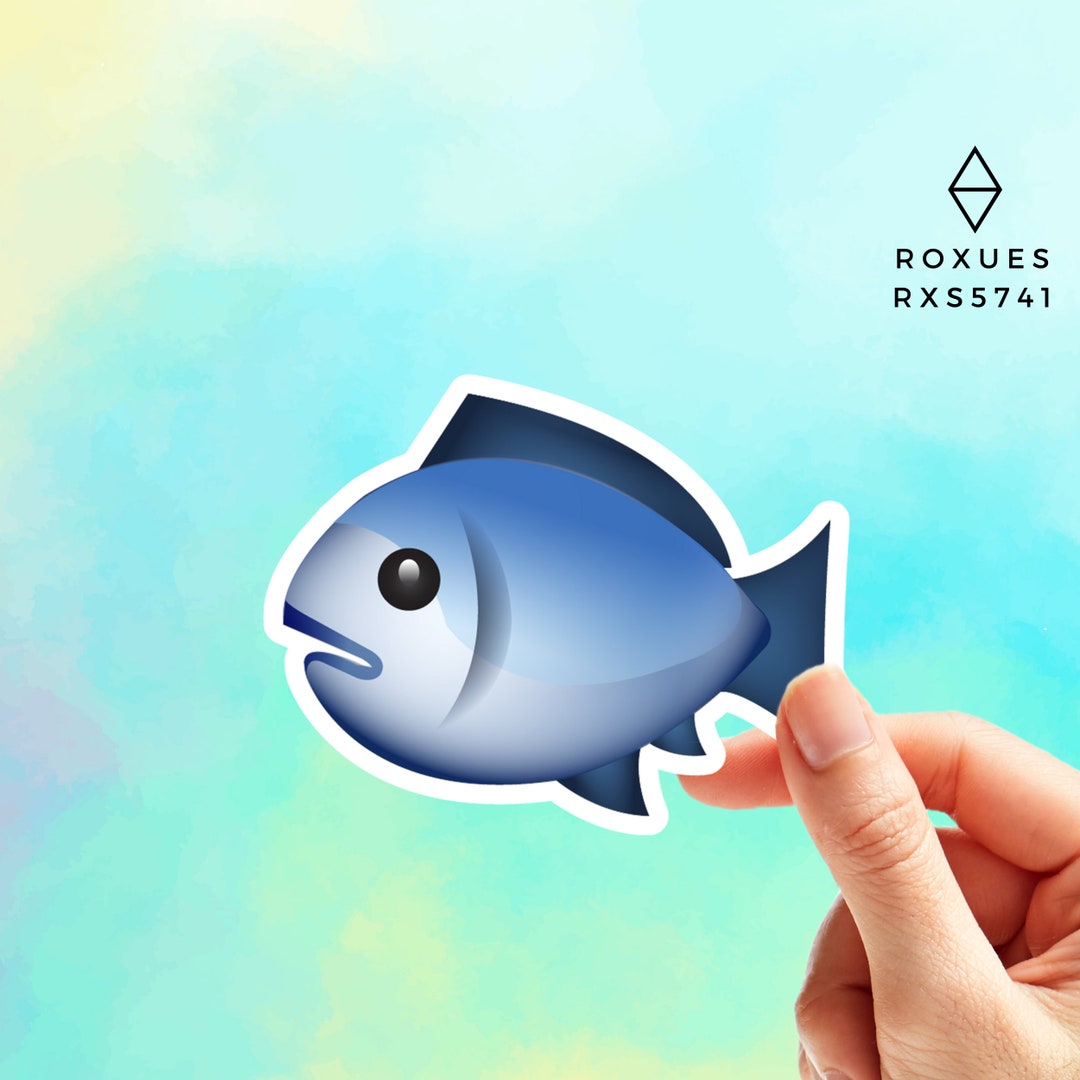 Fish Emoji Sticker Emoji Faces Cool Stickers Whatsapp Etsy