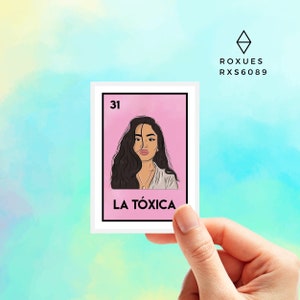 La Toxica Loteria Sticker Mexican Stickers Mexico Stickers Mexico Funny Mexican Fiesta stickers Stickers for Laptop Macbook Pro Sticker