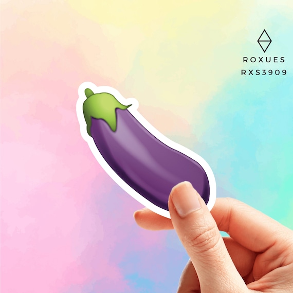 Eggplant Emoji Sticker Emoji Faces Cool Stickers Whatsapp Etsy