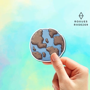 Earth Sticker,  Nasa Sticker Solar System Sticker Planets space galaxy Vinyl Decal Macbook Sticker Space Sticker