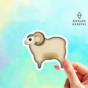 Sheep Emoji Sticker, Emoji Faces, Cool Stickers, Whatsapp Emojis, Stickers for Laptop, MacBook Pro Stickers, Waterbottle Stickers