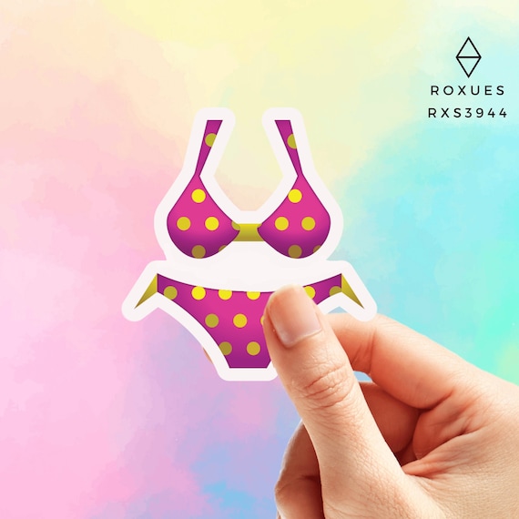 Bikini Emoji Sticker Emoji Faces Cool Stickers Whatsapp Etsy México