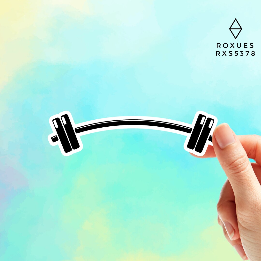 Gym Sticker Fitness Sticker Vinyl Sticker Laptop Sticker Etsy