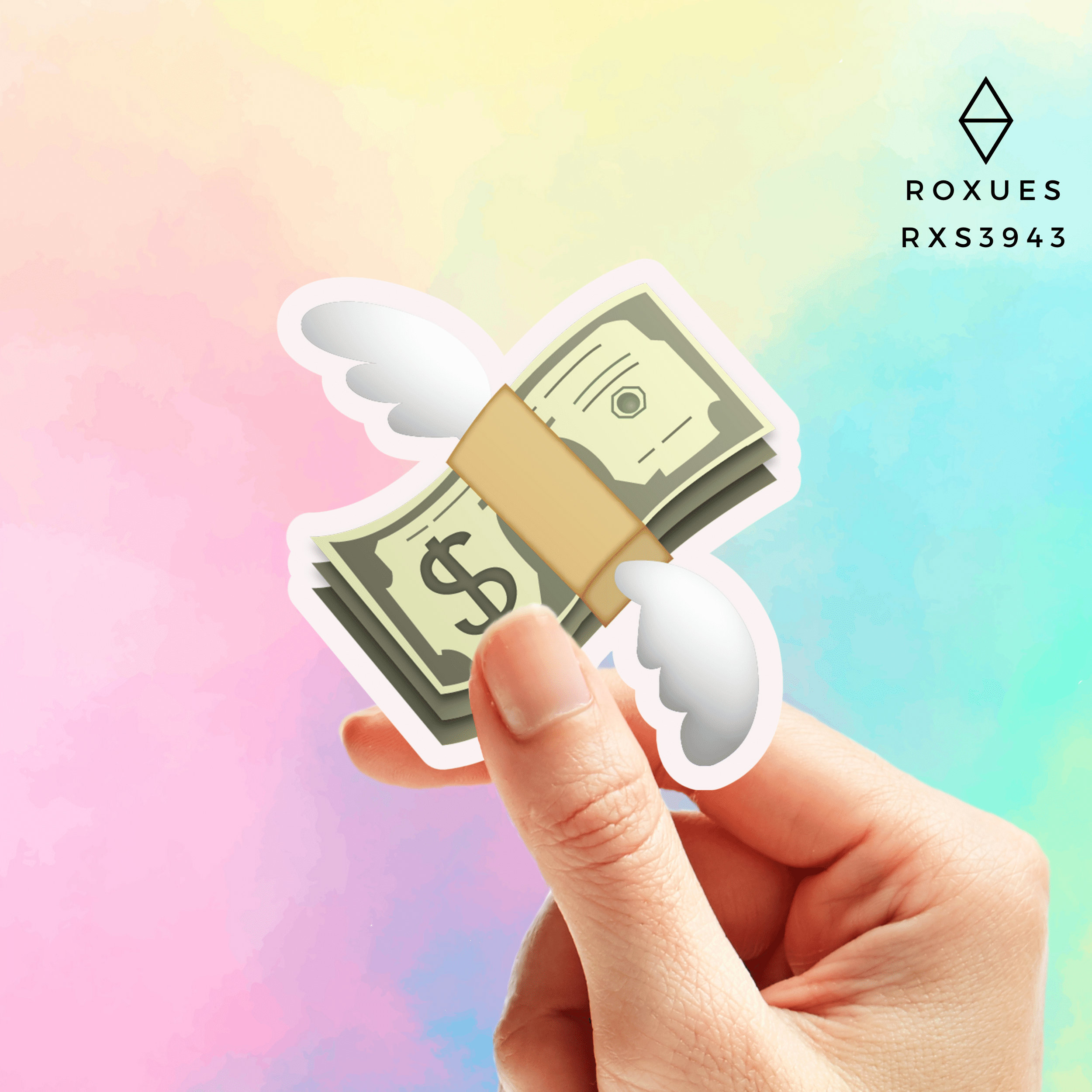 Money With Wings Emoji Sticker, Emoji Faces, Cool Stickers, Whatsapp