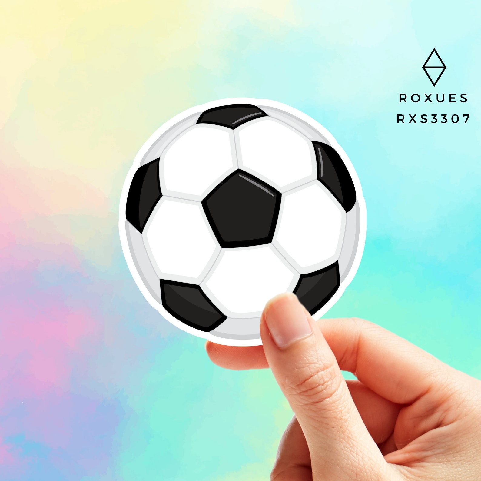 Soccer Vinyl Sticker Sports Sticker Laptop Decal Macbook Etsy