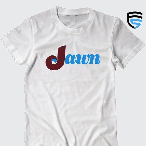 PHILLY JAWN, Old School Baseball themed Soft Ringspun Pre-shrunk Cotton T-Shirt