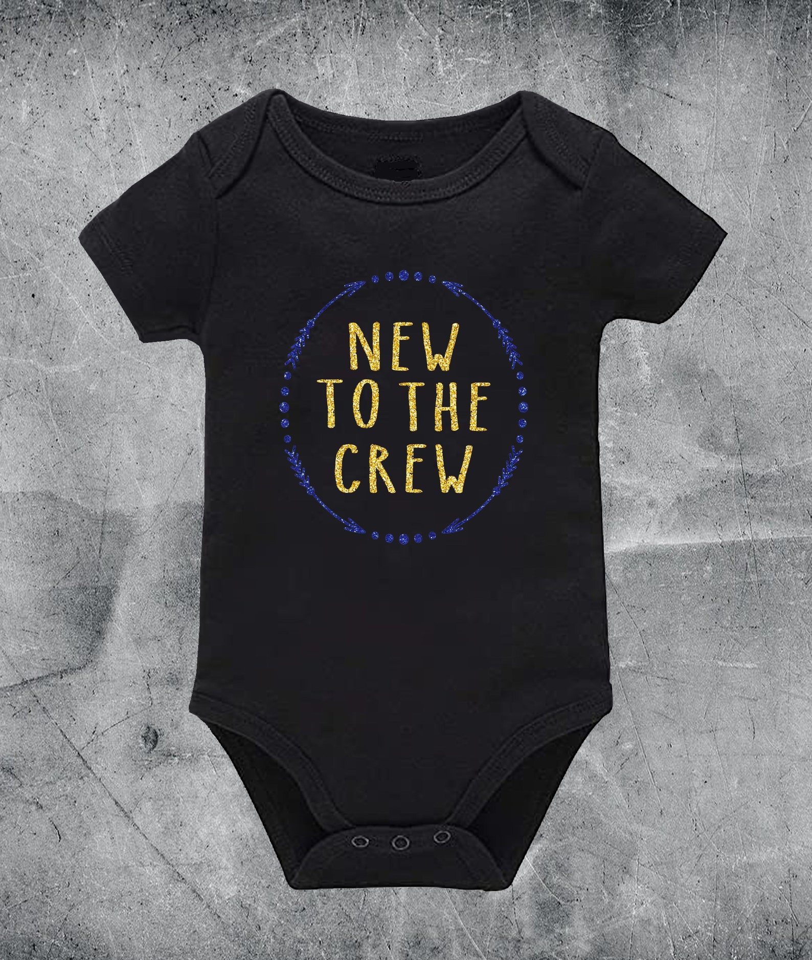 Customized NEW TO the CREW Baby Onesie Baby Bodysuit Baby Etsy